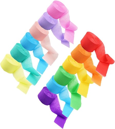 Crepe paper streamers rolls - 7,