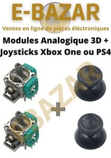 Module 3D Stick Analogique Original et Joystick manette XBOX ONE ou PS4✓