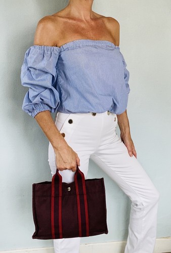 Sac main toto hermes canvas - sac,