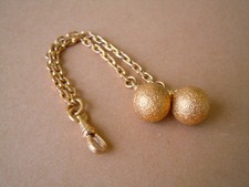 Chaîne Pendentif 2 Boules Tampon Schweich 10,2g/12cm