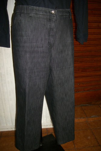 Pantalon jeans coton gris