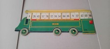 JEU JOUET ANCIEN BUS PARISIEN LOTO ??? MARQUE UNIS FRANCE LOTO BUS 