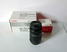 ** OBJECTIF CANON EFS 55-250MM F/4-5.6 IS II AVEC PARE SOLEIL ET FILTRE UV HO **