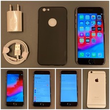 Apple iPhone 6 16GB Noir + Accessoires NEUFs+ Coque NEUVE +Chargeur neuf 🔋 82%