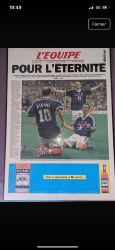 Affiche équipe 1998 coupe - affiche,