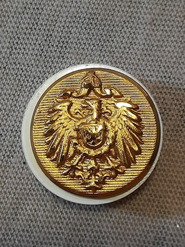 Bouton doré empire allemand - bouton,