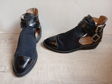 Jonak - Paire de chaussure de ville noire - fermeture lanière croisée T 40