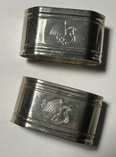 2 RONDS DE SERVIETTE AIR FRANCE CONCORDE