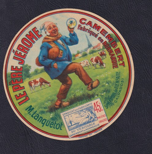 Ancienne étiquette fromage - étiquette,
