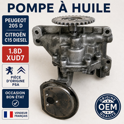 Pompe huile peugeot 205 d - pompe,