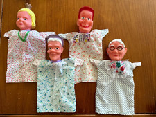 4 MARIONNETTES A MAIN VINTAGE