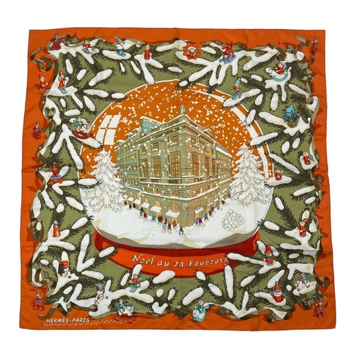 Authentique foulard hermes - authentique,