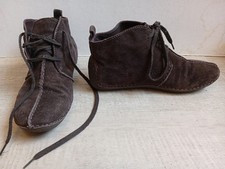 véritable Clarks boots cuir marron foncé suédine T UK 5 - FR 38 porté 1 fois