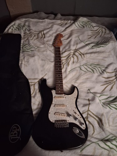 Fender starcaster black - starcaster,