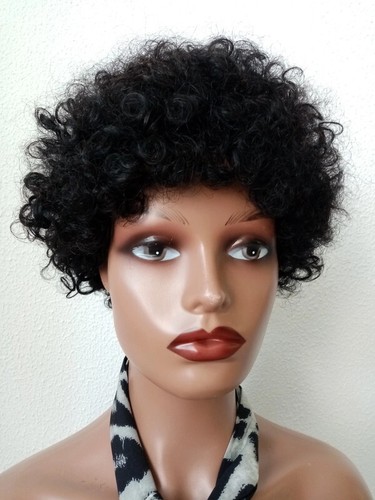 Perruque naturelle noir - naturelle,