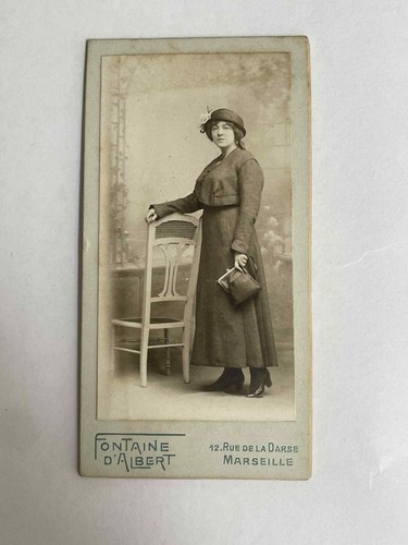 Ancienne photo style cdv - ancienne, petit
