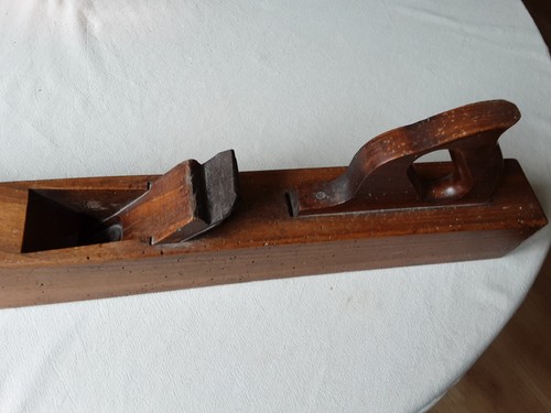 Outil ancien grand rabot - rabot, /