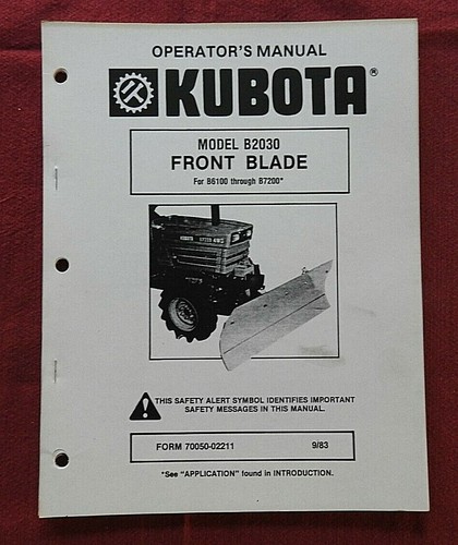 Véritable kubota b6100 b6200 - kubota,