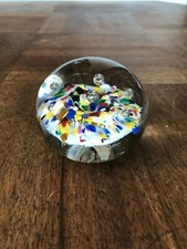 BOULE PRESSE-PAPIERS, SULFURE ANCIENNE  Diamètre 7,5 cm