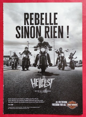 Publicité presse moto - publicité, de