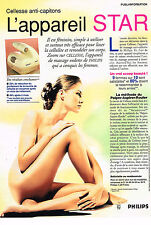 PUBLICITE ADVERTISING 104  1998  PHILIPS  l'appareil star  CELLESSE corps