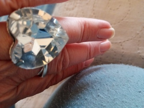 Superbe bague gros cœur - bague,