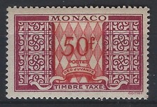 R - 036 - MONACO  POSTE TAXE