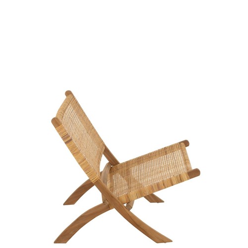 Fauteuil pliant teck - pliant, en