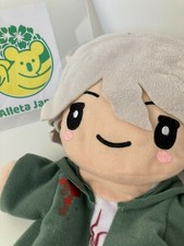 Peluche poupée personnage peluche marionnette 2 mains Komaeda Nagito SUPER DA...