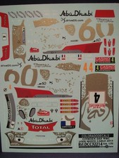 DECALS 1/32 CITROËN DS3 WRC -