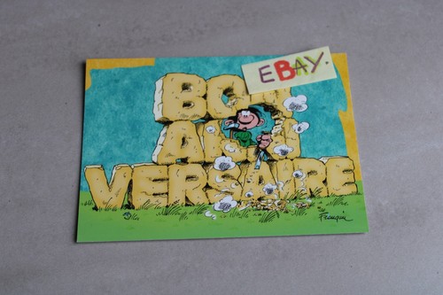 Carte postale gaston lagaffe - carte,