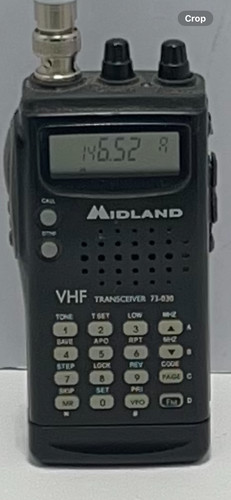 Midland 030 vhf handheld - 73-030,