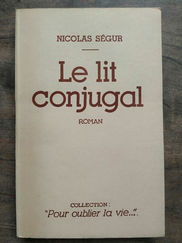 Nicolas ségur le - ségur, lit