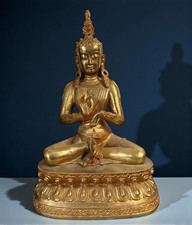 Statue Bouddha en bronze –