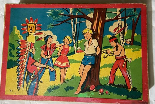 Jeu cubes ancien - jeu,