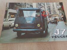 PEUGEOT - CATALOGUE - PUB - BROCHURE VEHICULES UTILITAIRES , J7 FOURGON 32 PAGES