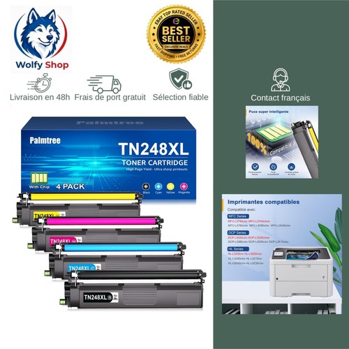 Lot toners tn248xl - lot,