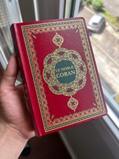 Le Noble Coran Français - Arabe - Phonétique rouge bourdeau