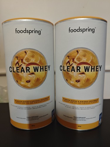 Clear whey foodspring pêche - clear,