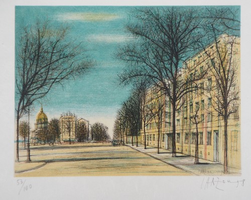 Jean carzou paris boulevard - jean,