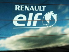 autocollant RENAULT ELF neuf