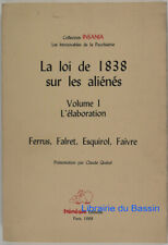 La loi de 1838 sur les