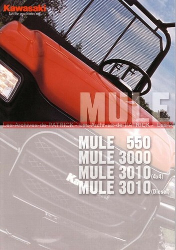 Kawasaki mule 550 - 3000, 3010