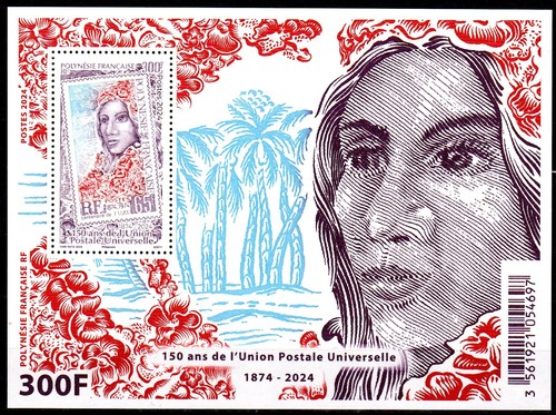 Timbre polynésie bloc - polynésie,