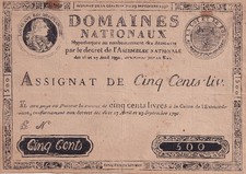 FAUX 500 Livres - 1790 - Louis XVI