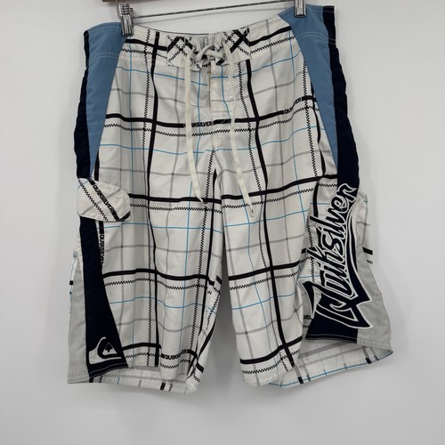 Vtg y2k quiksilver plaid - vtg,