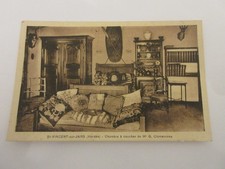CP CARTE POSTALE VENDEE SAINT VINCENT du JARD CHAMBRE à COUCHER de G.CLEMENCEAU