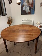 TABLE ANCIENNE BOIS NOYER AVEC 3 RALLONGES 