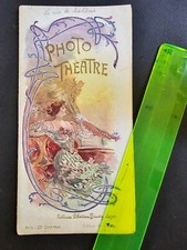 1906 - programme art nouveau du théâtre de POITIERS - La vie de bohème