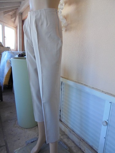 Pantalon habille beige - pantalon,
